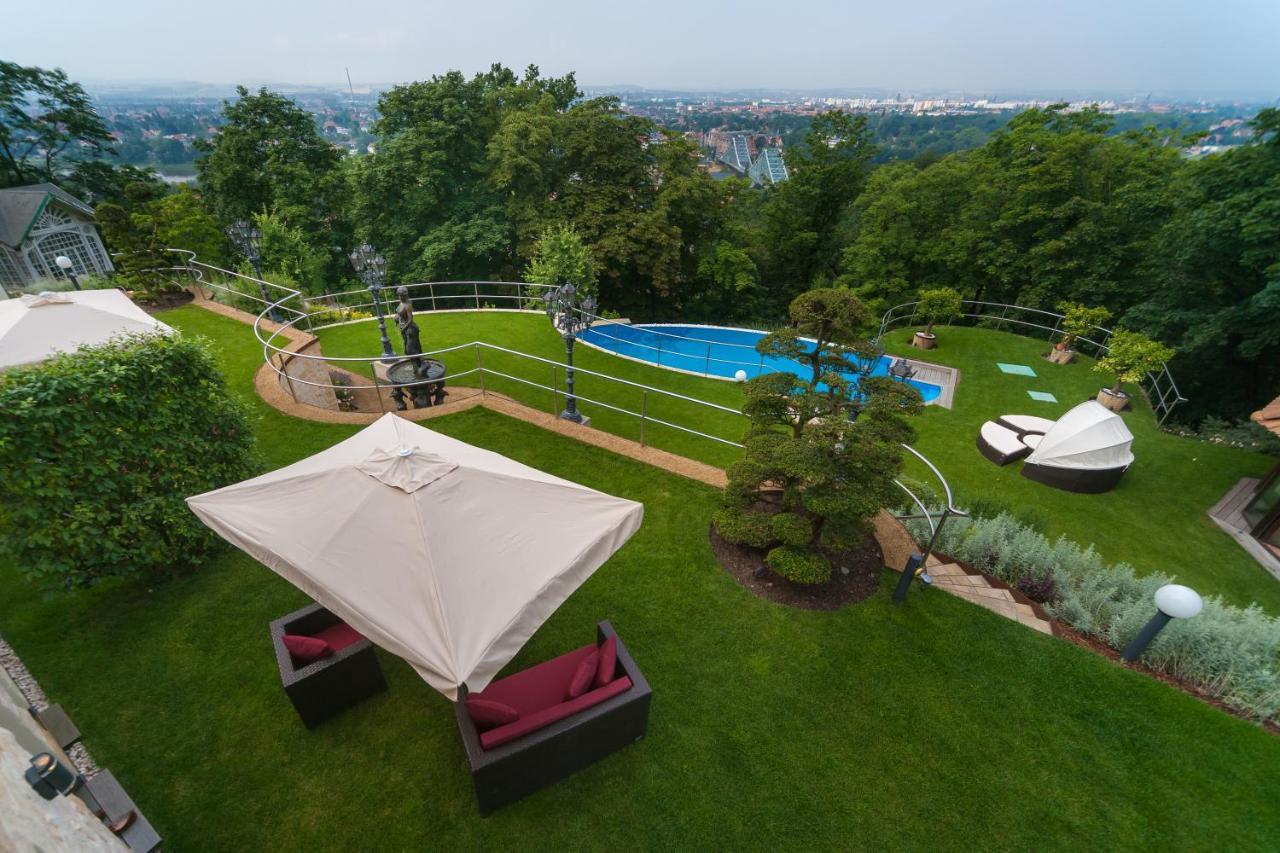 Villa Via Lapis - Panoramablick Ueber Dresden - Garten - Pool - Sauna - Luxus Exteriér fotografie